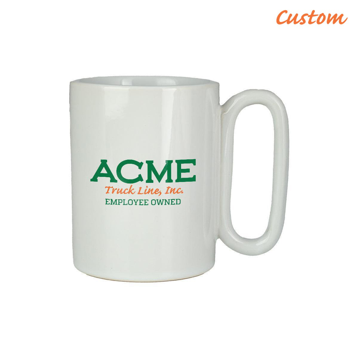 ACME Retro 11 Oz Ceramic Mug With Large Handle