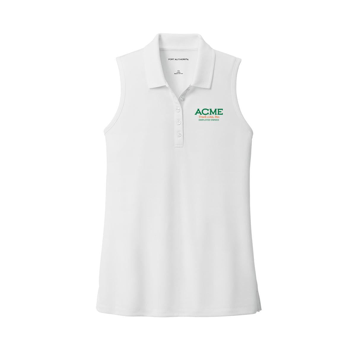 ACME Ladies UV Micro-Mesh Sleeveless Polo