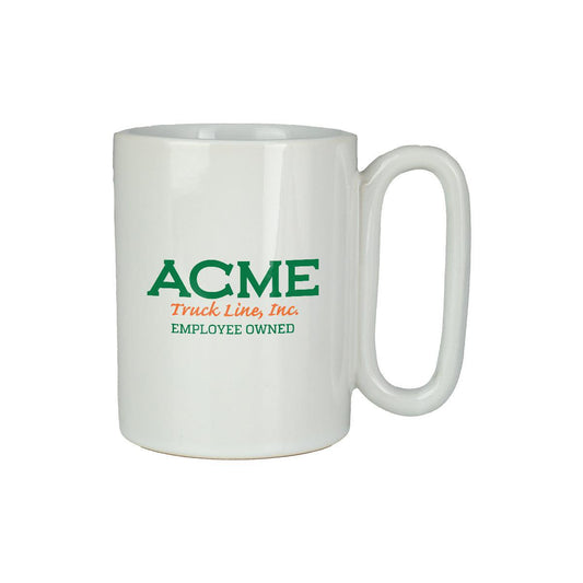 ACME Retro 11 Oz Ceramic Mug With Large Handle